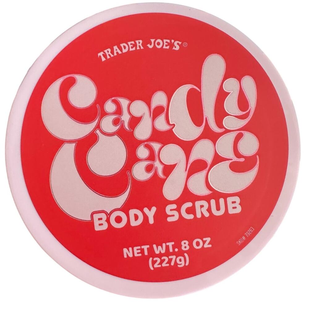NEW Trader Joe’s Limited Edition Candy Cane Body SCUB Holiday 2024